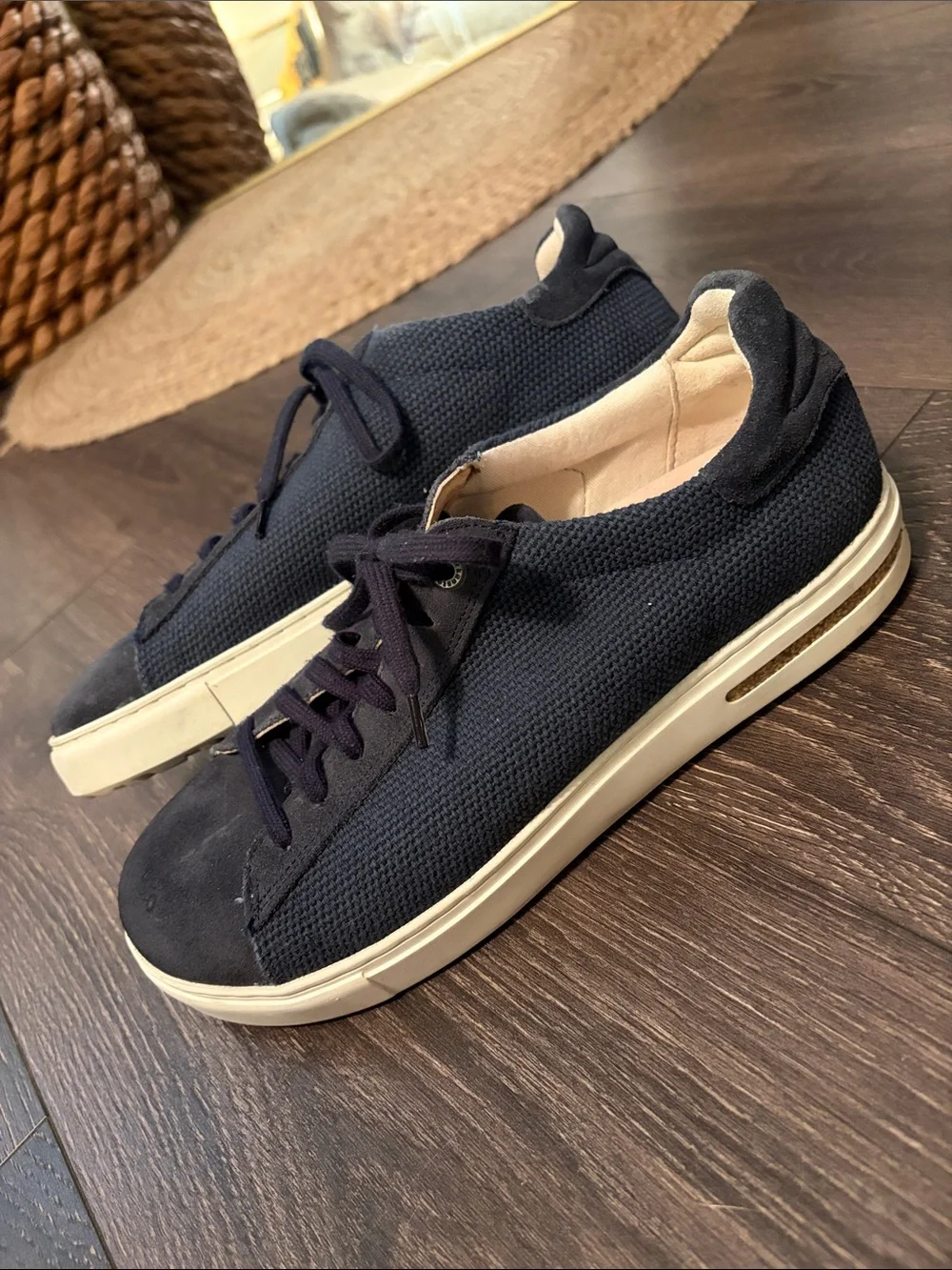 Birkenstock Men's Navy Low-Top Lace-Up Sneakers W10 M8